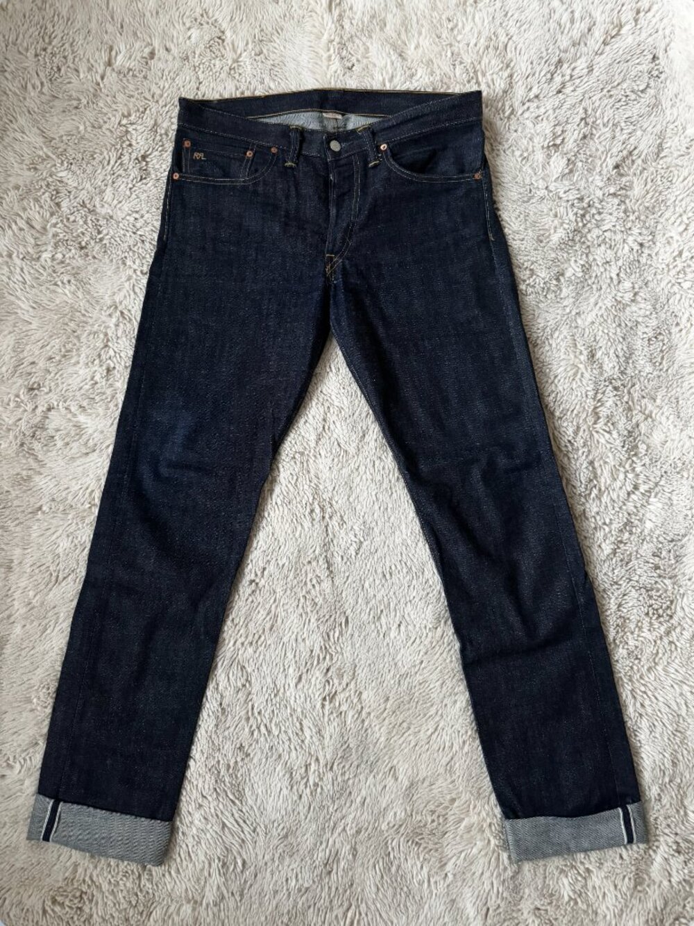 Double RL Slim Fit Japanese Selvedge Denim